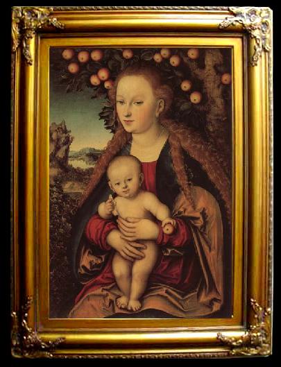 Lucas Cranach the Elder Madonna and Child Under an Apple Tree